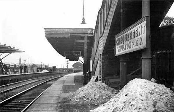 A photo of Chequerbent Station