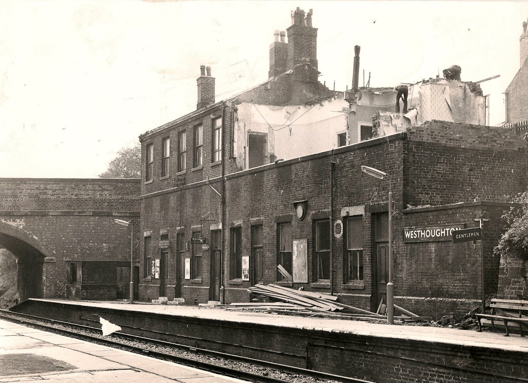 A photo of Westhoughton Station